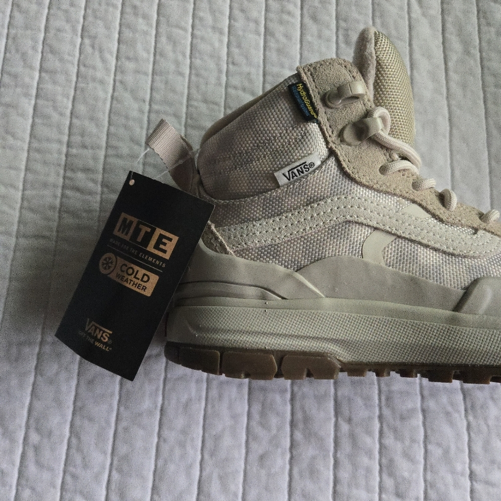 Vans Ultrarange Exo Hi Mte 2 Women Size 5 Checkerboard Birch Tan 012026 - Picture 3 of 10